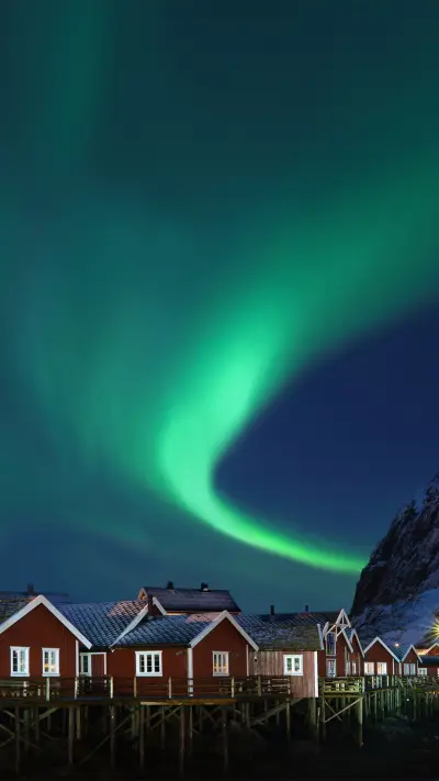 美轮美奂的极光