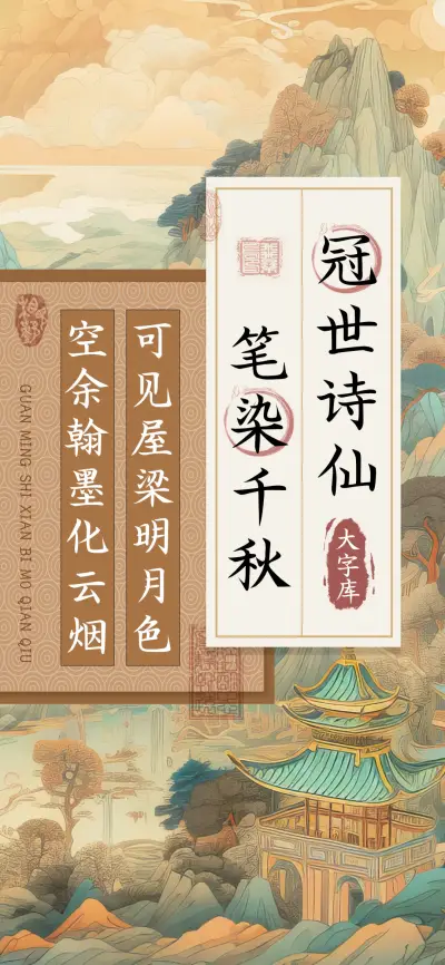 冠世诗仙笔染千秋 - Screenshot 1