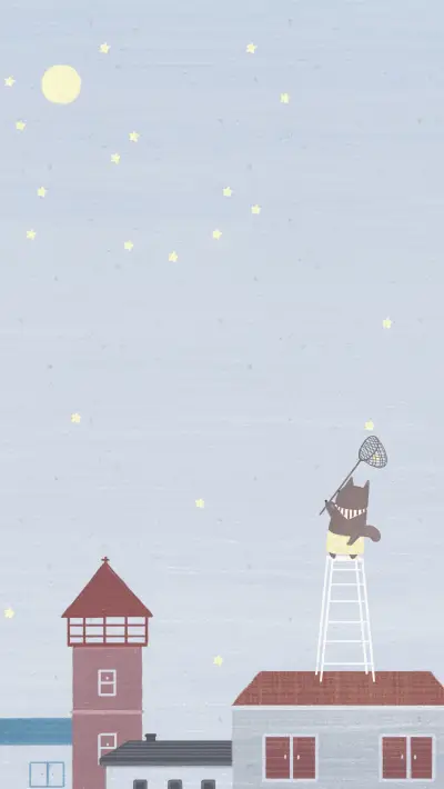 清新治愈可爱插画-视觉中国