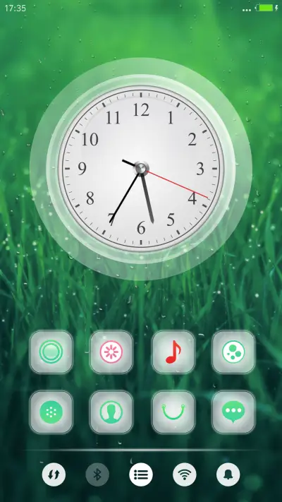 绿色iOS动态雨滴（系统真密码） - Screenshot 5