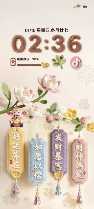 毛绒发财上上签 - Screenshot 1