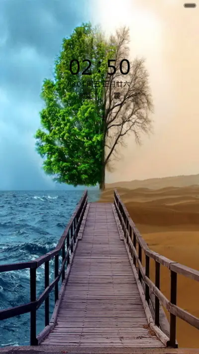 一半海水一半沙