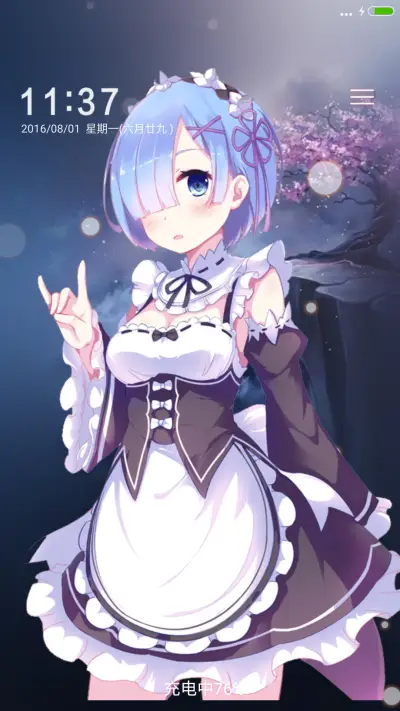 【限时特惠】蕾姆X拉姆（多重特效+音效重力+自由桌面)