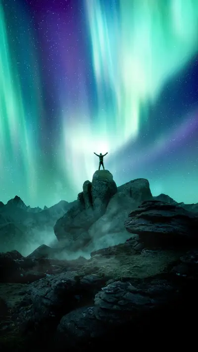 美丽夜空-锐景创意