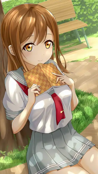 静静地读一本书