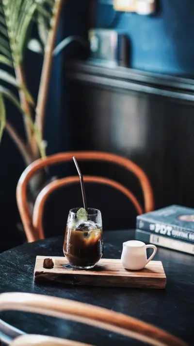 唯美可乐汽水甜品图片