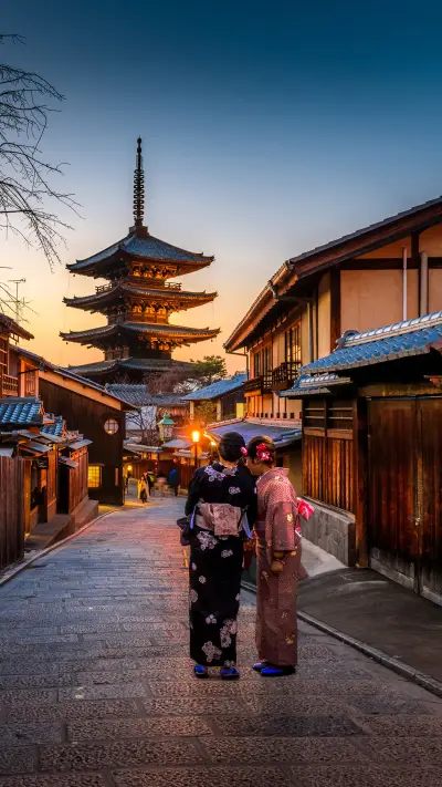 京都小巷中的绝美和风