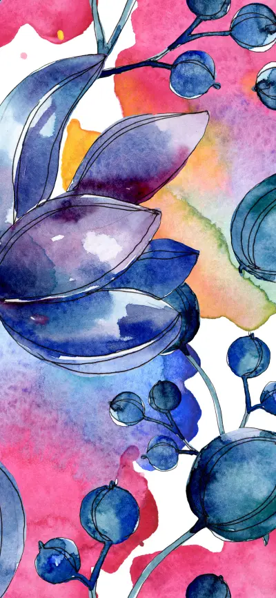 水彩花卉-拍信图库