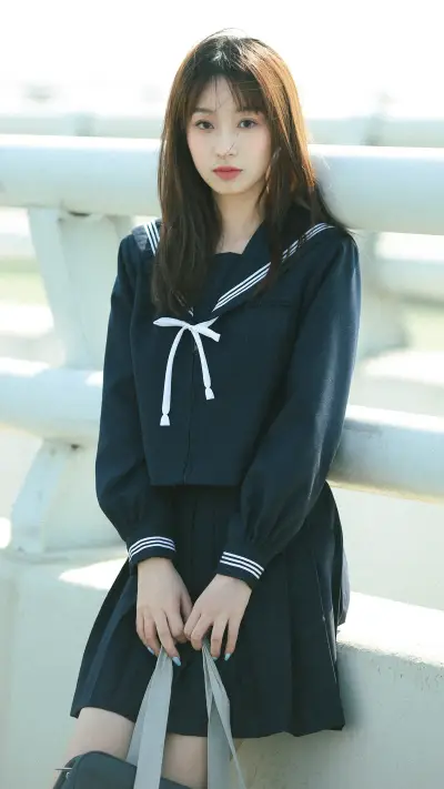日系校园女生-锐景创意