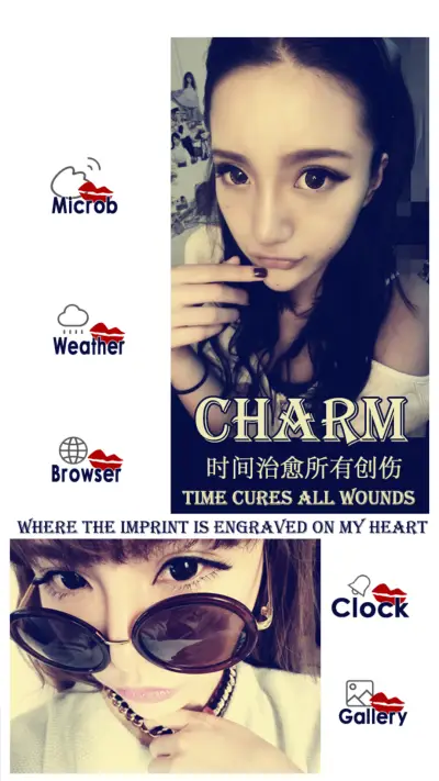 宁缺毋滥 姐不缺爱（滑动锁屏换壁纸、iOS双锁屏、自由桌面、音乐锁屏） - Screenshot 5