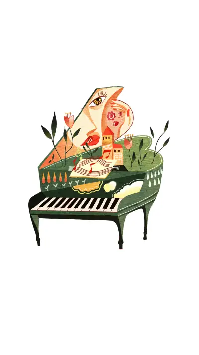 童话风少女梦幻插画-锐景创意