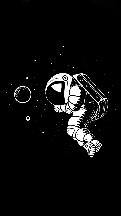 宇航员插画-拍信图库