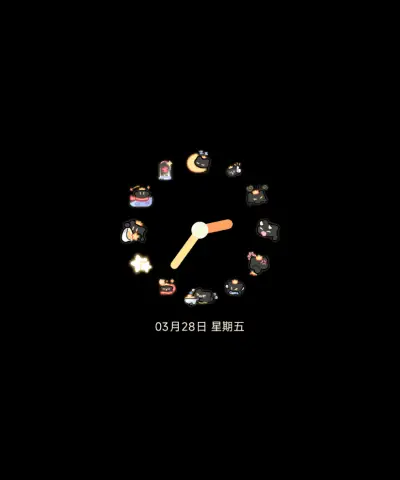 王子小黑猫充电动效