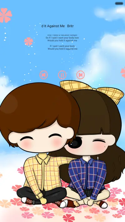 【好评返现】小希与阿树一直走不离开（多锁屏，音乐界面） - Screenshot 5